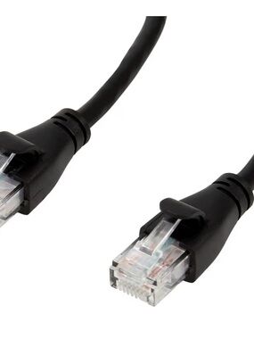 2-Pack Ethernet Patch Cable with RJ45 Connectors 5ft